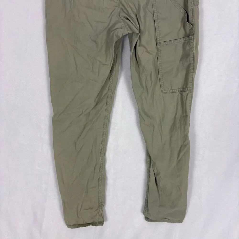 Abercrombie & Fitch Green High Waisted Skinny‎ Leg Pants Size XS Short